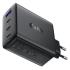 ACEFAST A94 PD 100W GaN Phone Charger 3 Type-C + USB-A Four Ports Power Adapter, EU Plug - Black